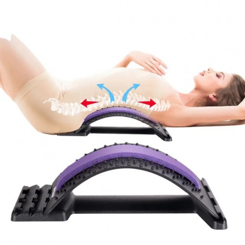 MASAJEADOR ESPALDA & ESTIRAMIENTO LUMBAR