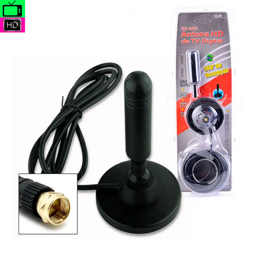 2 ANTENAS TV DIGITAL FULL HD DE IMÁN INTERIOR