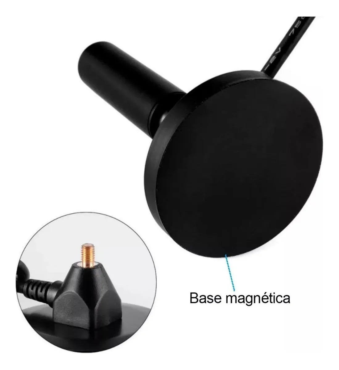 2 ANTENAS TV DIGITAL FULL HD DE IMÁN INTERIOR